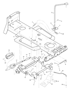 Part Location Diagram of 093094Z Murray Rod, Blade Control